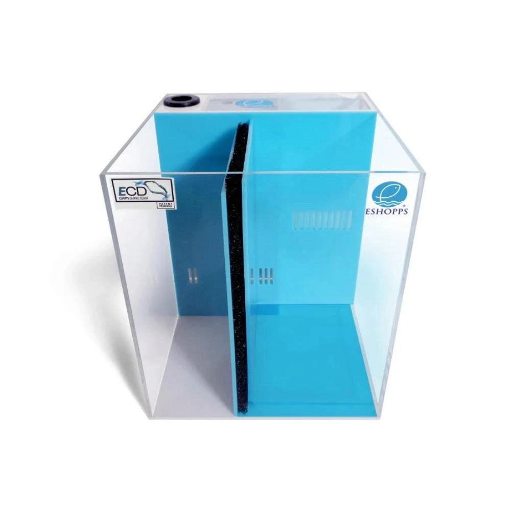 Eshopps Aqua-Fuge Cube Medium - sump cubica in acrilico cm45x45x40h con refugium