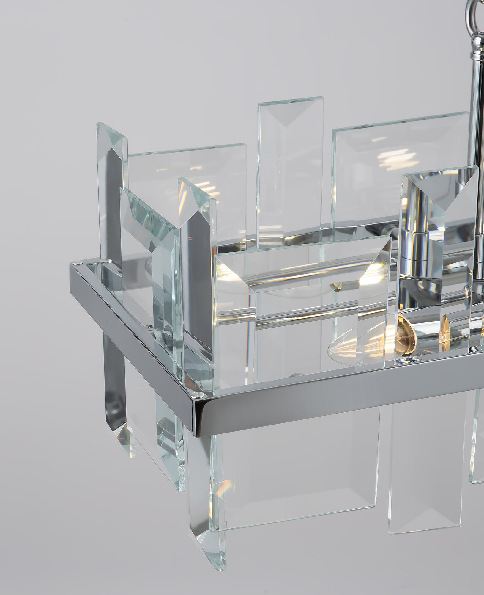 Lampada pendente Modern in Metallo Cerezo Cromo