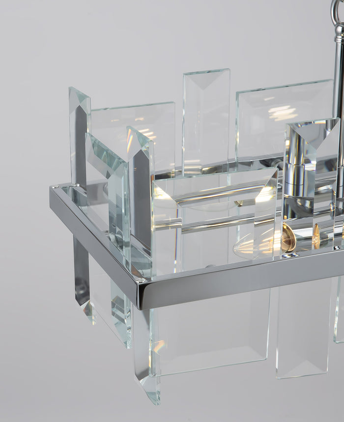 Lampada pendente Modern in Metallo Cerezo Cromo