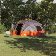 Tenda a Cupola Grigio e arancione 475 x 475 x 235 cm taffetà 42000995