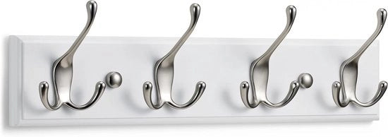 Capocorda Bianco - 4 Ganci Acciaio Inox - 42 cm
