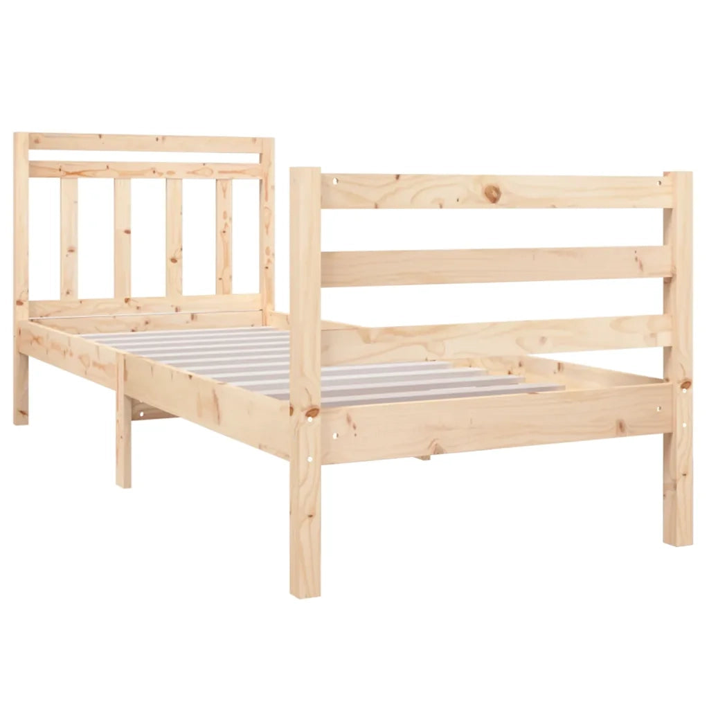 Giroletto-Struttura Letto 75x190 cm Small Single in Legno Massello 955077