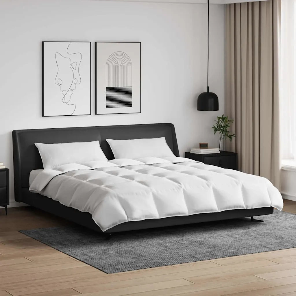 vidaXL Piumone Altro con cuscino 3 pcs Bianco Piume