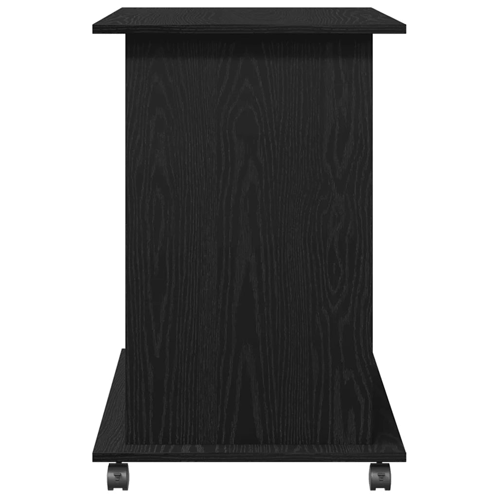 Scrivania per computer Rovere Nero 80x50x75 cm in Legno Multistrato 862500