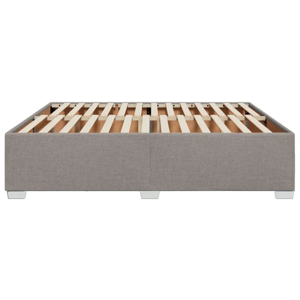 Giroletto senza Materasso Tortora 200x200 cm in Tessuto