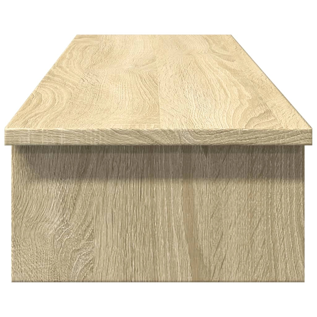 Supporto per monitor Sonoma scrivania/tavolo 100 x 27 x 15 cm legno ingegnerizzato marrone 02_0044977