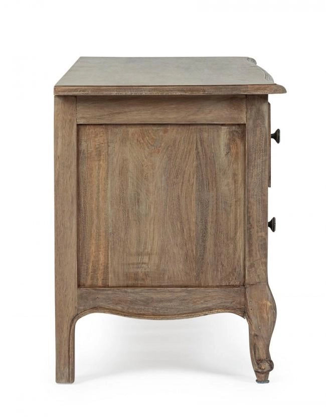 Mobile TV 2 Cassetti 115x40x52 cm in Legno