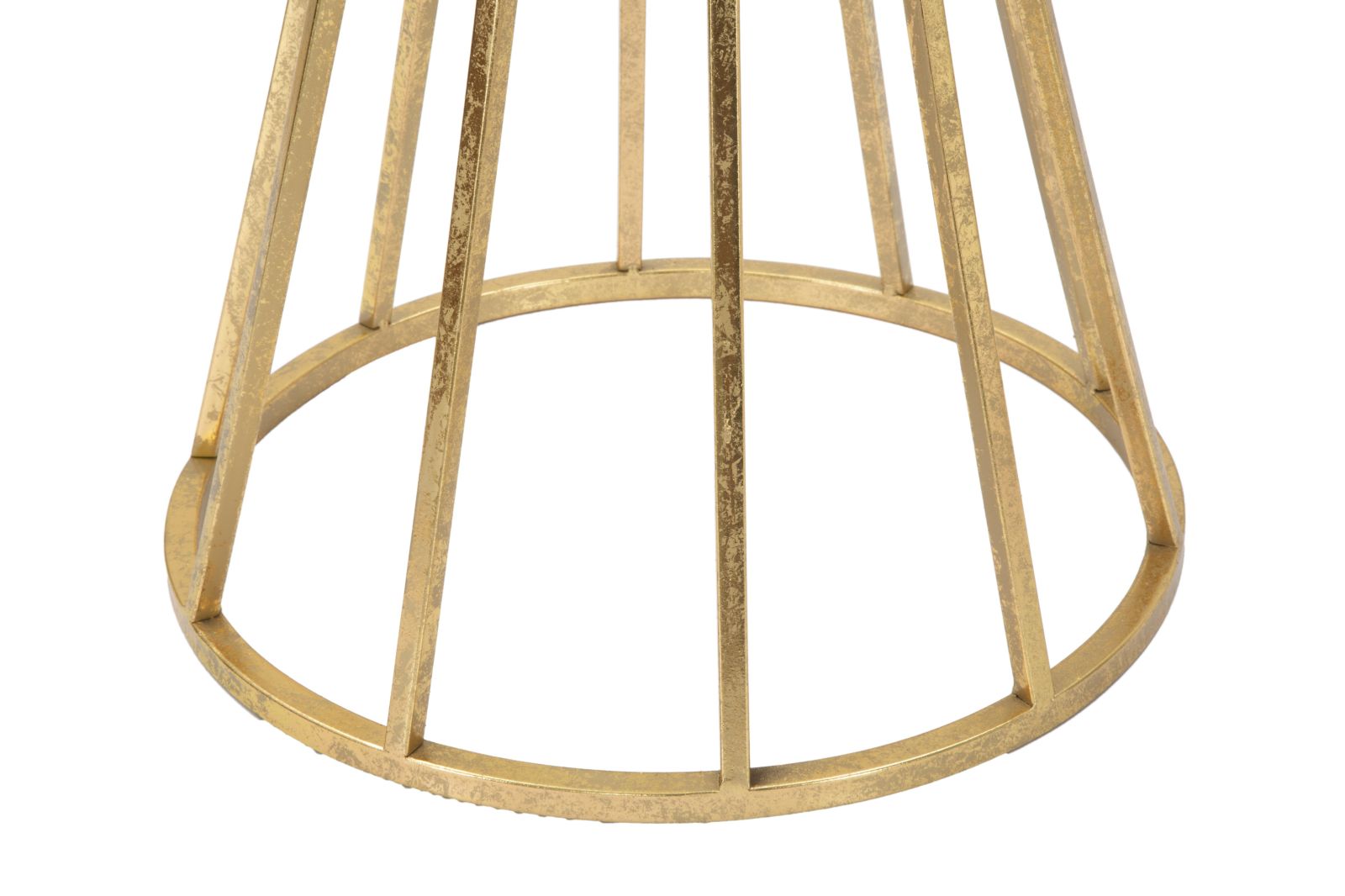 Porta Telefono Stick Glam Ø38x80 cm in Ferro Oro