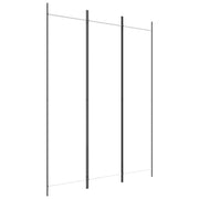 Divisorio a 3 Pannelli-Set di 3 pannelli Paravento bianco 150x200 cm in Tessuto