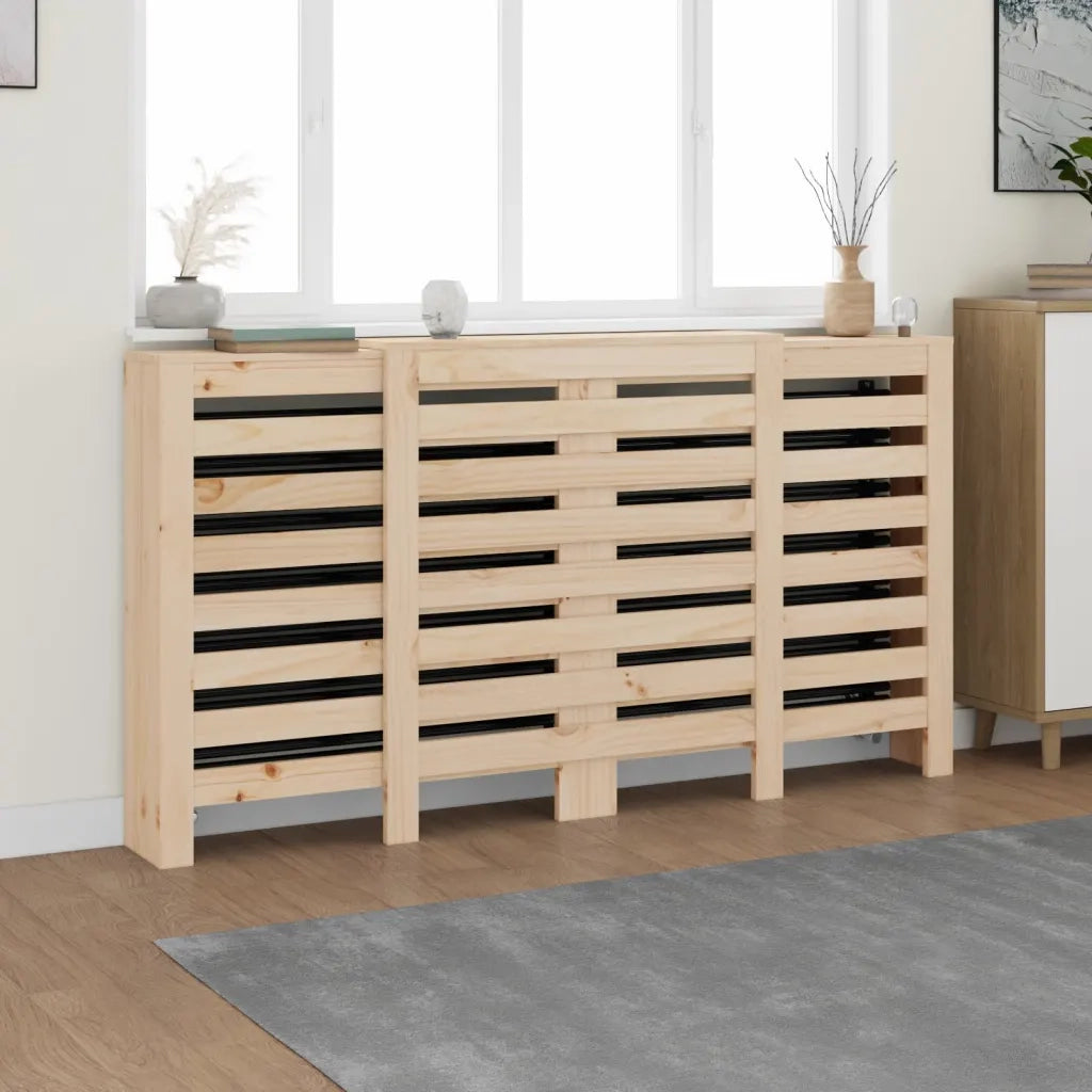 Copertura Termosifone 210x21x85 cm in Legno Massello di Pino 822611