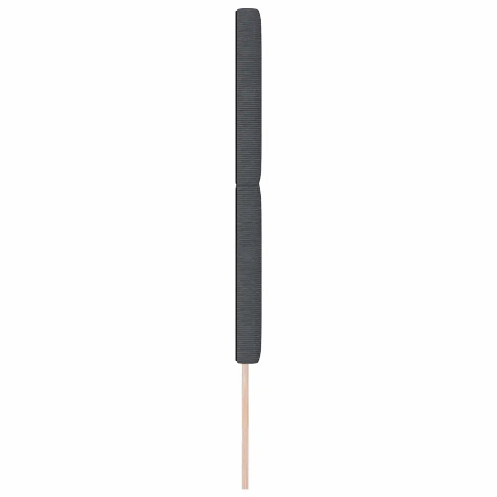 Testiera LED con testiera Grigio scuro 144 cm Tessuto in Cords 3338327