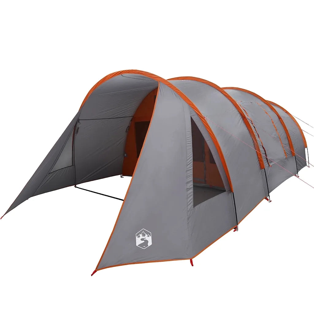 Tenda tunnel per 4 persone 4 persona Grigio e arancione 42004040