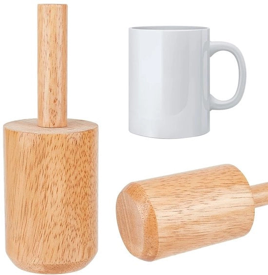 Set di forme per ceramica in legno - attrezzi per ceramica - forme per ceramica - forme a nastro - con manico - 220 x 80 mm