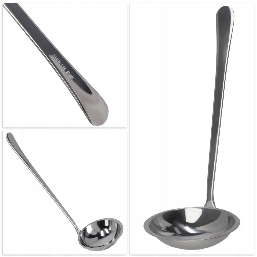 Mestolo KADAX, mestolo per zuppa, mestolo per salse, mestolo in acciaio inox