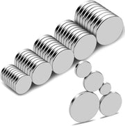 40 piccoli magneti, 5 diverse misure magneti neodymium extra forti 6x2mm 8x2mm 10x2mm 12x2mm 15x2mm magneti mini per lavagna magnetica, frigorifero, lavagna bianca, ufficio, fai da te