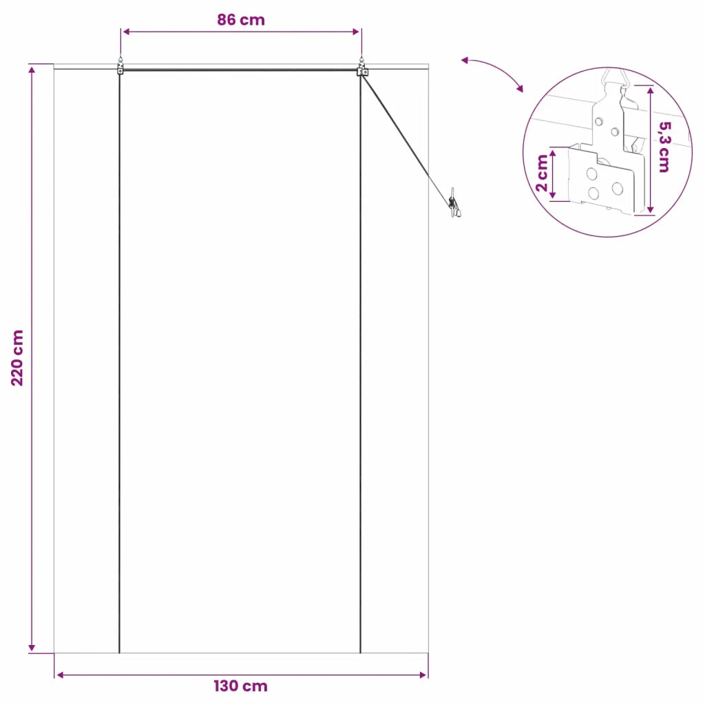 Tenda a rullo Naturale 130 x 220 cm Bambù 42040581
