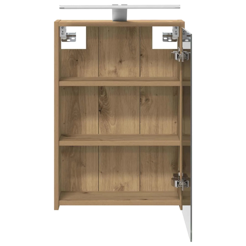 Mobiletto per specchio da bagno con porta Rovere Artigianale 889150