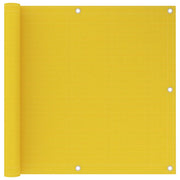 Paravento da Balcone Giallo 90x600 cm in HDPE