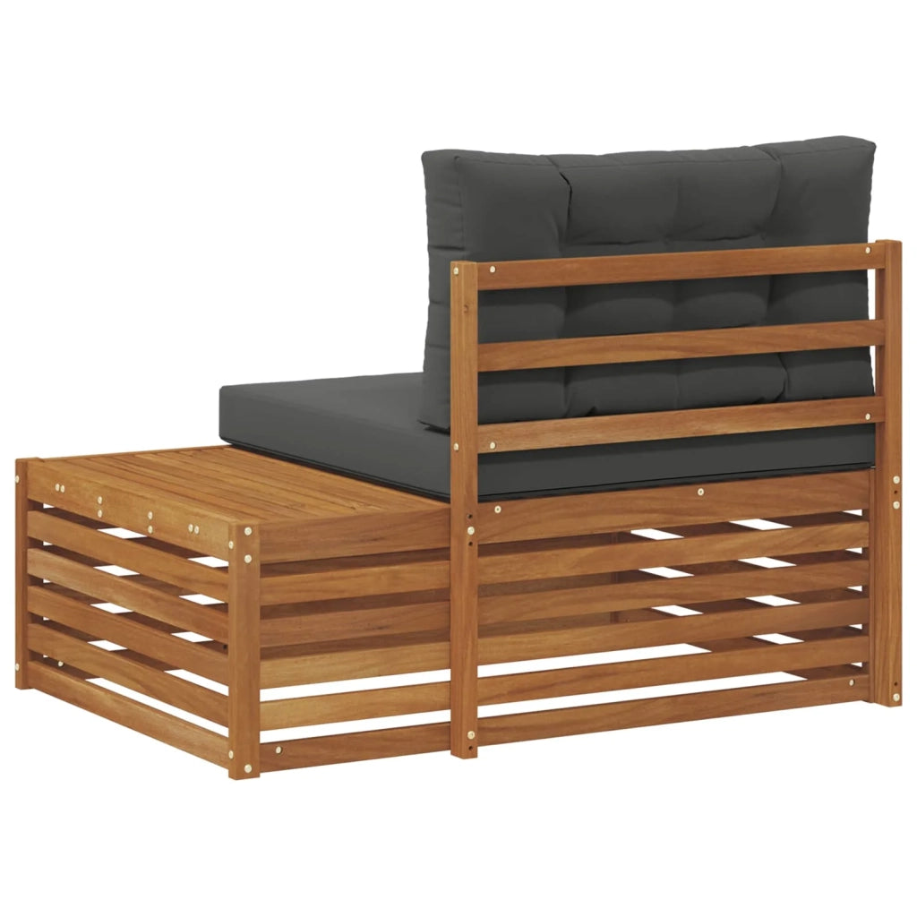 Divano da Giardino-Divano Esterno Finale con cuscino Naturale 115 x 83 x 73 cm 790982