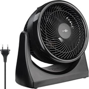 Ventilatore da pavimento Ø 23 cm (9 pollici) - oscillazione girevole - 30 W motore elettrico con 3 posizioni - velocità dell'aria 5 m/s - funzionamento silenzioso