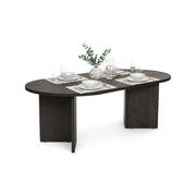 Porcari, Tavolino da Salotto Forma Rettangolare, 119x60x40h cm Nero