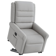 Poltrona Alzapersona Reclinabile Elettrica Grigi Nuvola Tessuto 3303343