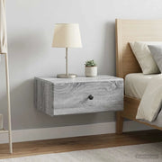Mobiletto da notte a muro 2 pcs Grigio Sonoma 49 x 34,5 x 20 cm 899138