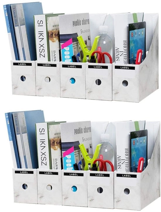 Raccoglitore di documenti - 10 contenitori - cassetti per A4 - contenitore per documenti e organizzatore di ufficio - per documenti, carta, articoli da ufficio - adatto per scuole, dormitori e uffici - dimensioni 9*26*27cm