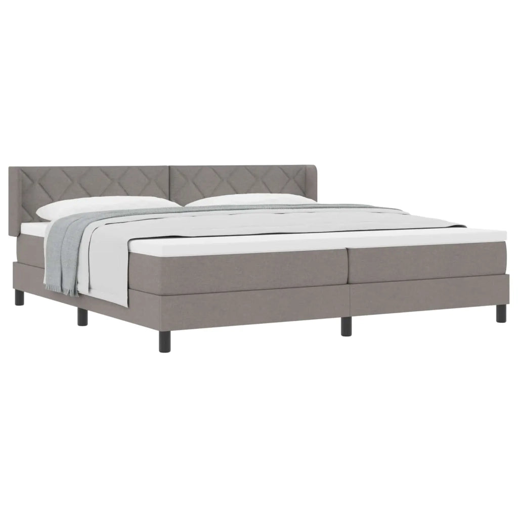 Letto a molle con testiera Talpa 200 x 200 cm Tessuto 3341192