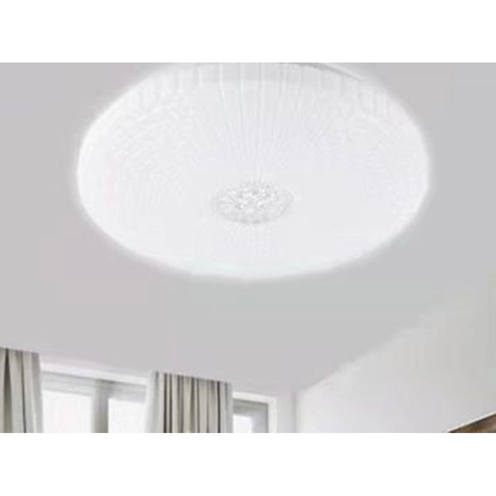 Trade Shop - Plafoniera Soffitto 60w Decoro Con Cristalli Centrale Luce Fredda Naturale Fst-50a62495 -