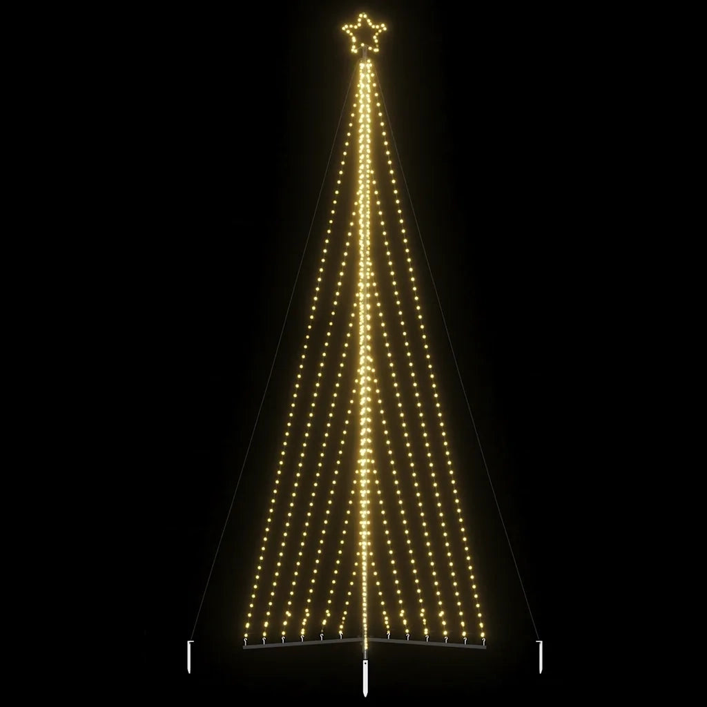 Albero di Natale | Decorazioni natalizie a LED 789 LED Bianco Caldo 476 cm