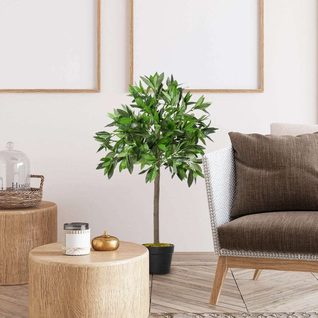 Piante Artificiali 2 Pezzi ¨C zephmum ¨C Verde 90 cm con Vaso