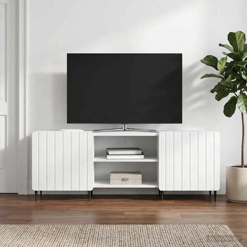 Mobile TV Bianco 150 x 31 x 52 cm Legno ingegnerizzato 894455