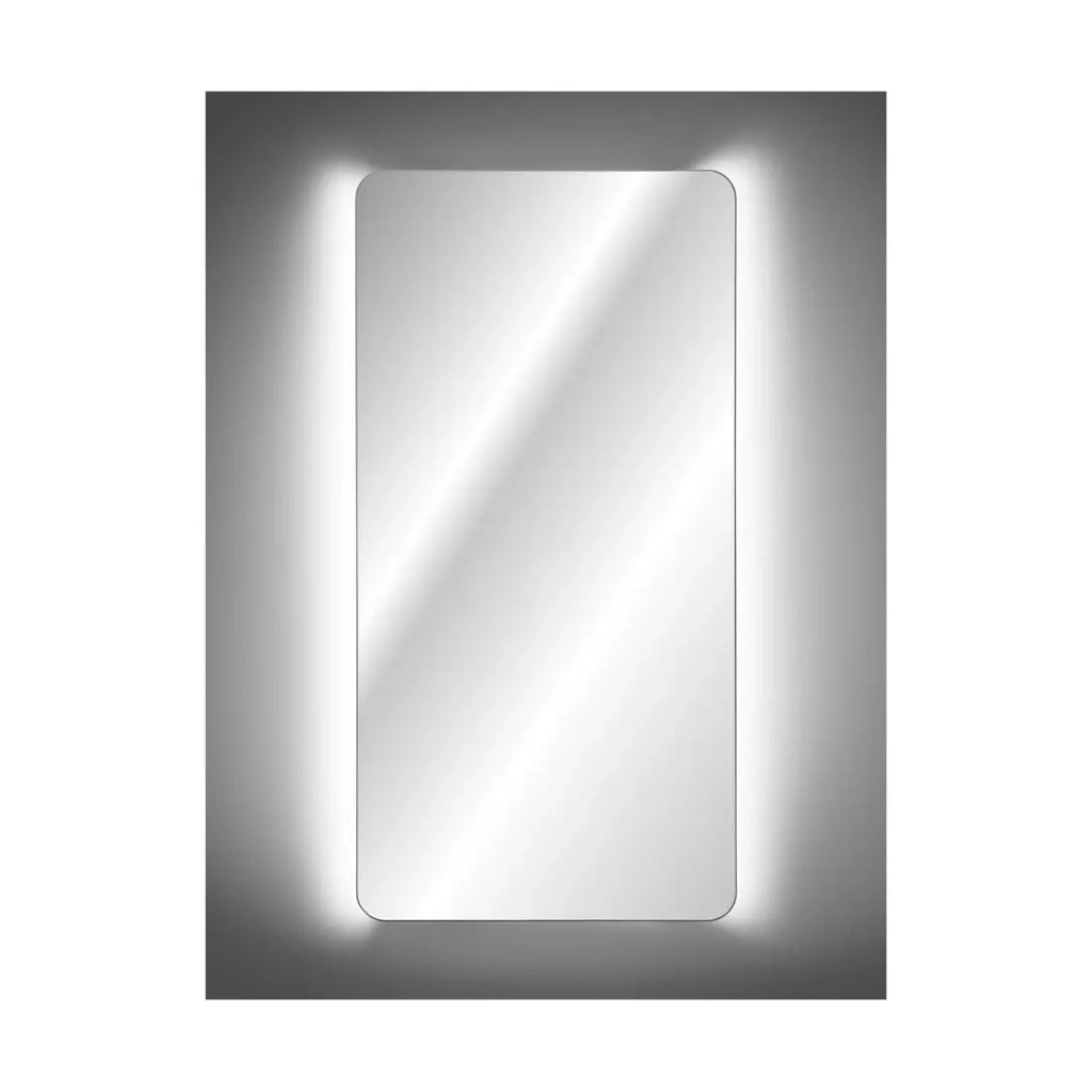 Specchio da bagno LED rettangolare 70x60 cm design moderno