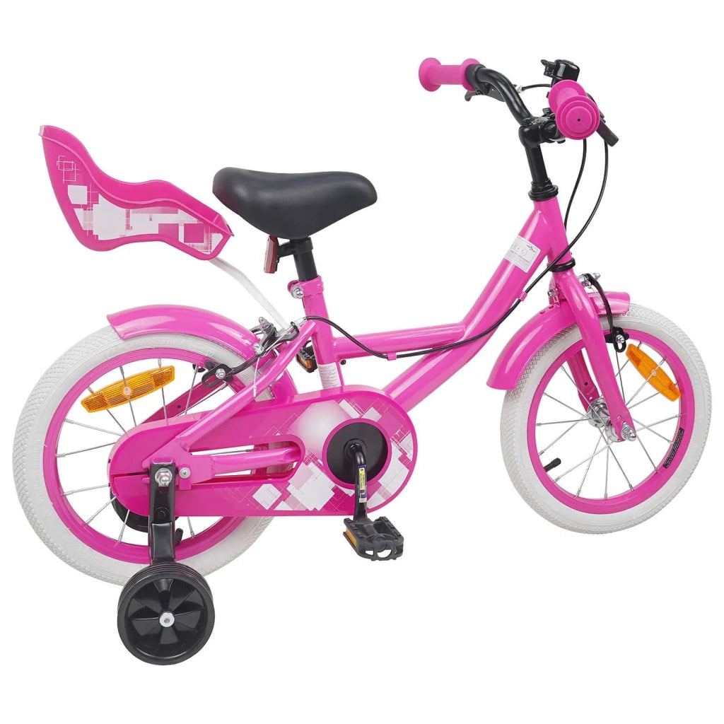Bicicletta per Bambini 16 Pollici per bambini di 4-6 anni Rosa 42009433