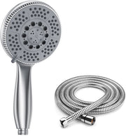 Douchekop con tubo da 1,5 m, douchekop, douchekop con tubo, 5 tipi di getto, douchino manuale, douchekop, douchekop a basso consumo, grande douchekop per la risparmio d'acqua