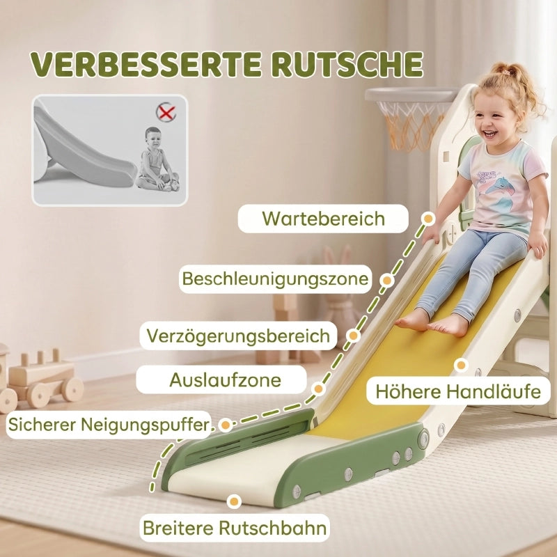 SCIVOLO 4 in 1 Pieghevole 132 cm con Canestro e Contenitore Bianco Crema
