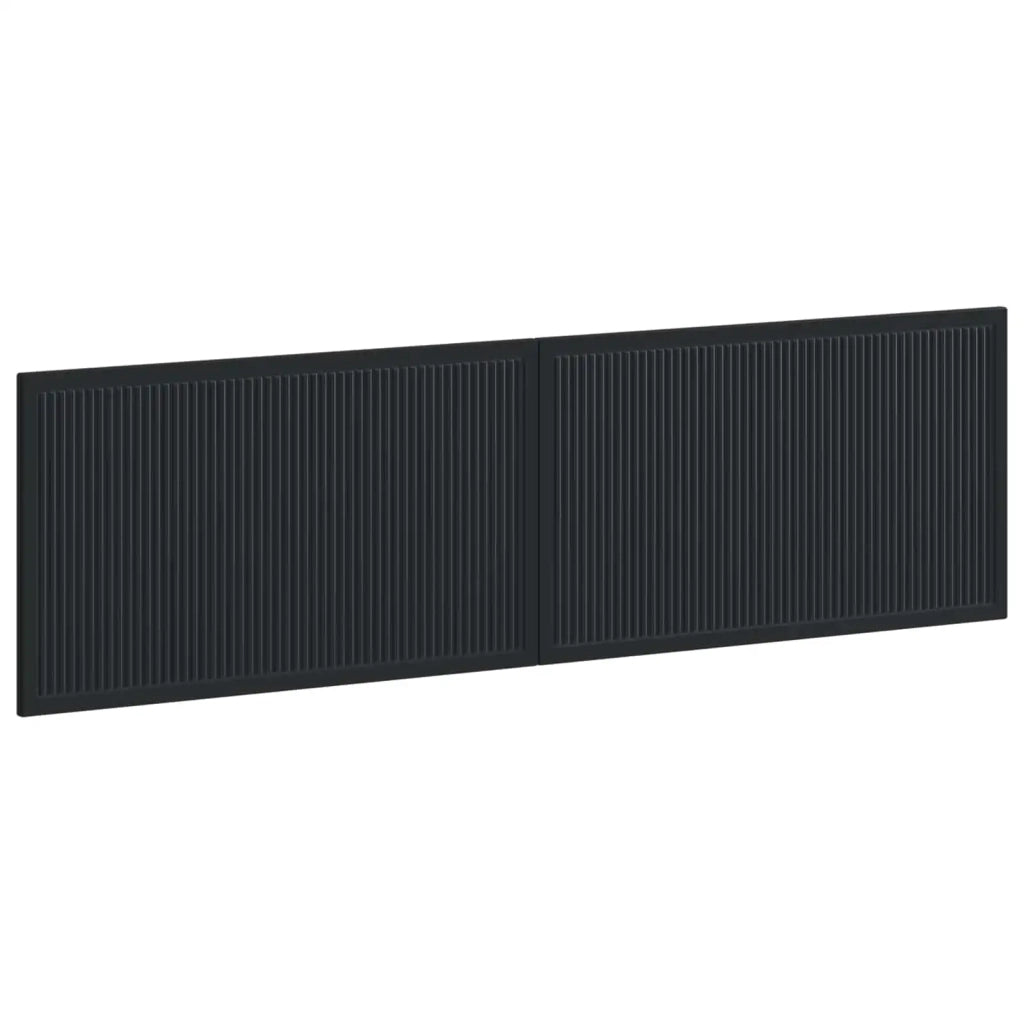 Testiera da Muro EDE Nero Legno ingegnerizzato 896056