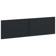 Testiera da Muro EDE Nero Legno ingegnerizzato 896056