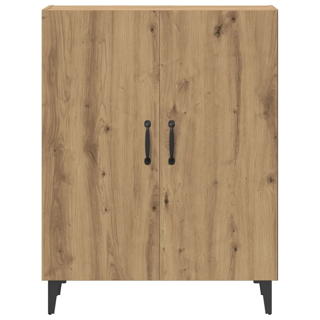 Credenza-Buffet-Armadio da cucina Rovere Artigianale 70x34x90 cm in Legno Multistrato