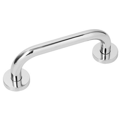 Maniglione di sicurezza cromato 30 cm per disabili in acciaio inox
