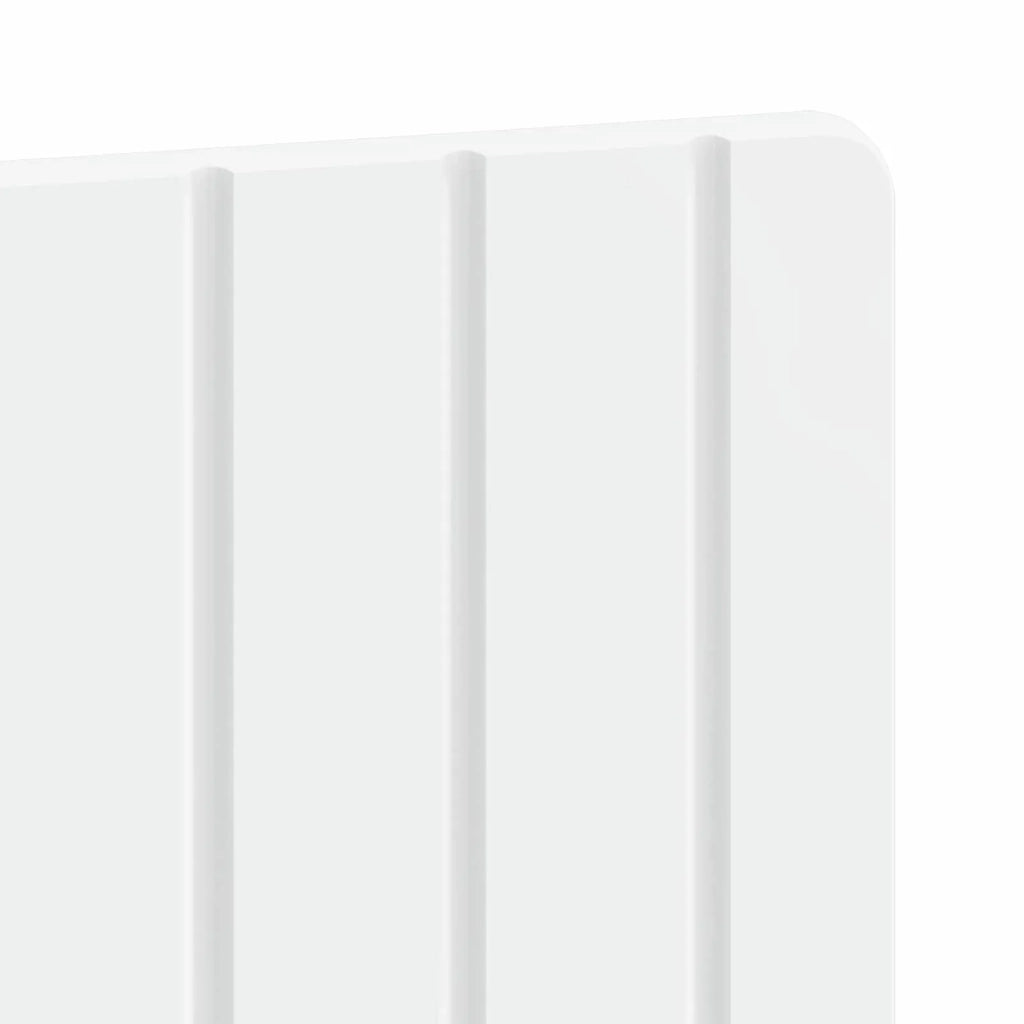 Testiera da Muro ZWOLLE Bianco Lucido Legno ingegnerizzato 896529