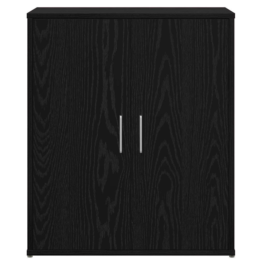 Credenza 2 pcs Rovere Nero 60 x 31 x 70 cm Legno multistrato 3365552