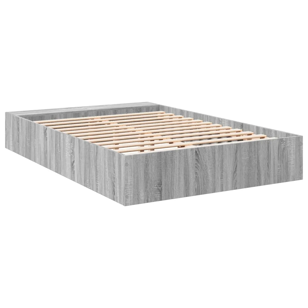 Giroletto-Struttura Letto Grigio Sonoma 120x190 cm in Legno Multistrato 223054