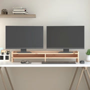 Supporto per Monitor 100x24x16 cm in Legno Massello di Pino 813989
