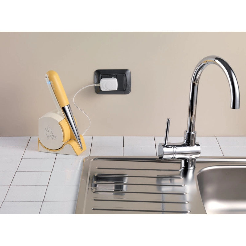 Grattugia Elettrica Senza Filo - Impermeabile, 2 Rulli Acciaio Inox