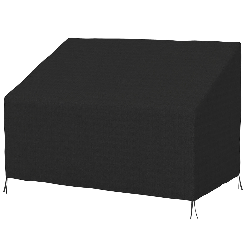Copertina per divano da esterno impermeabile ¨C zephmum ¨C 140x84x56/94 cm nero