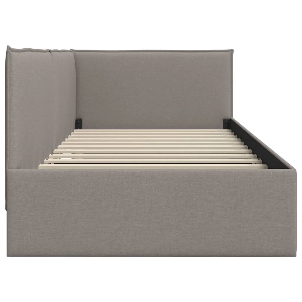 Cornice del letto ad angolo Talpa 100 x 200 cm Tessuto 42016476