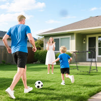 Rete Rebounder da Calcio Pieghevole Angolazione Regolabile 100x95x90 cm Nero