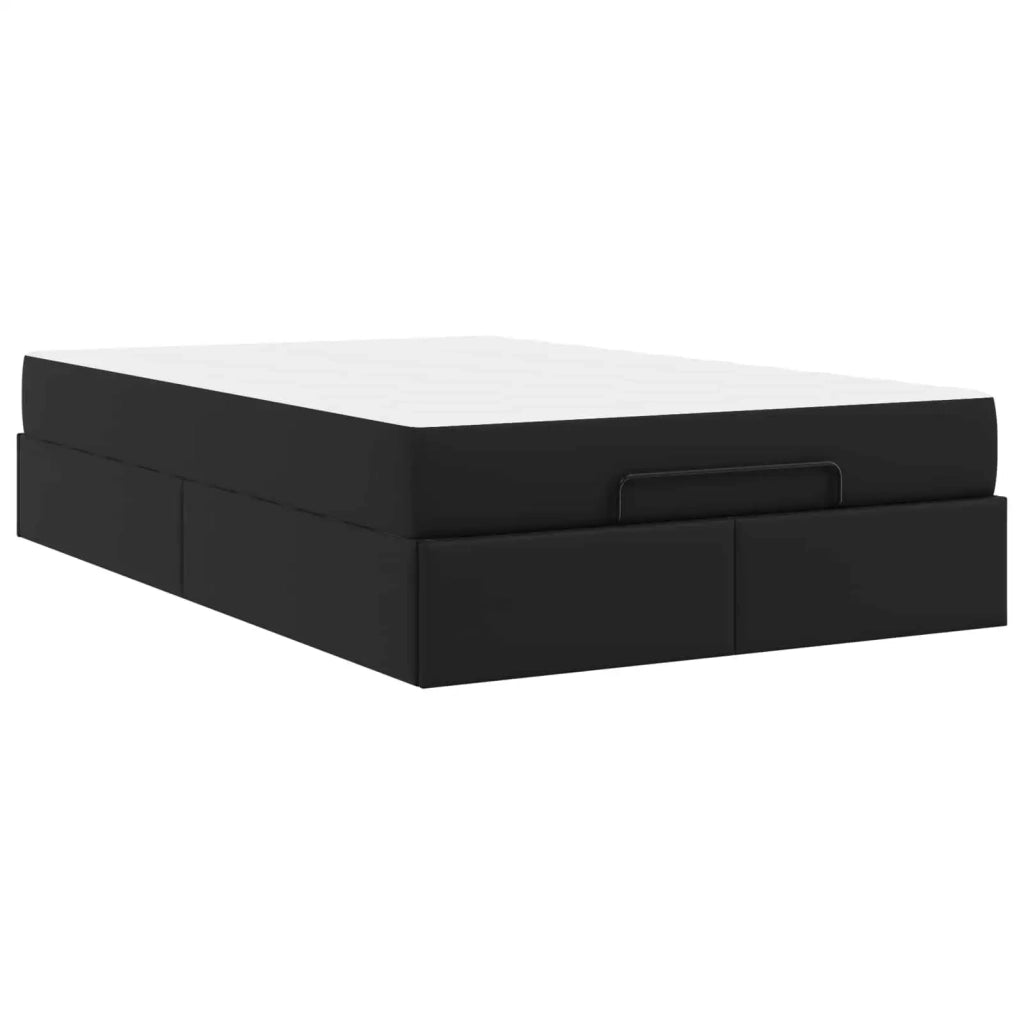 Struttura letto con materasso Altro 2 pcs Nero PVC 3399417